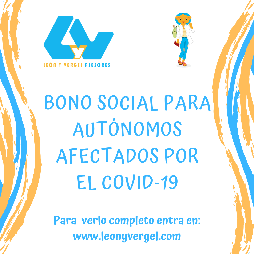 Bono social para autónomos afectados por el COVID-19